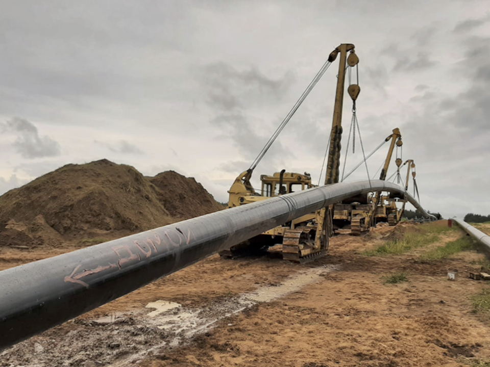 pipeline crossing belarus